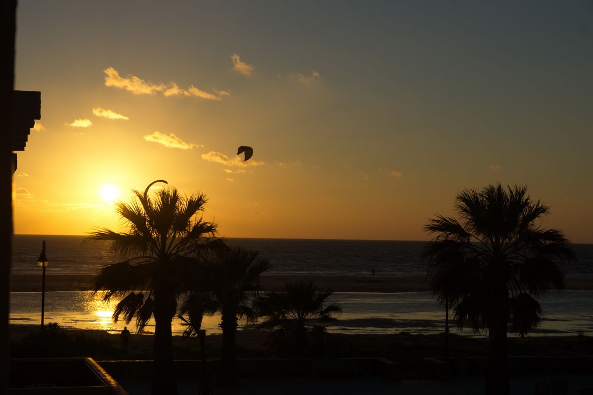 Diesen Blick kann man jeden Abend vom Balkon haben