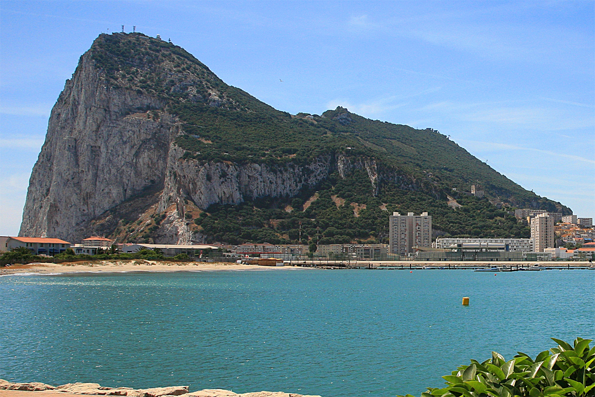 Gibraltar England mitten in Spanien Gibraltar England mitten in Spanien