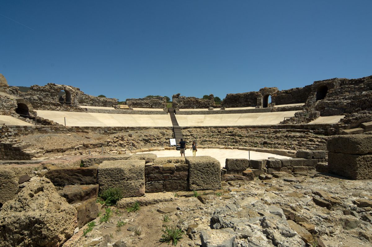 In Bolonia gibt es eine grosse Ausgrabung römischer Ruinen zu bewundern In Bolonia gibt es eine grosse Ausgrabung römischer Ruinen zu bewundern